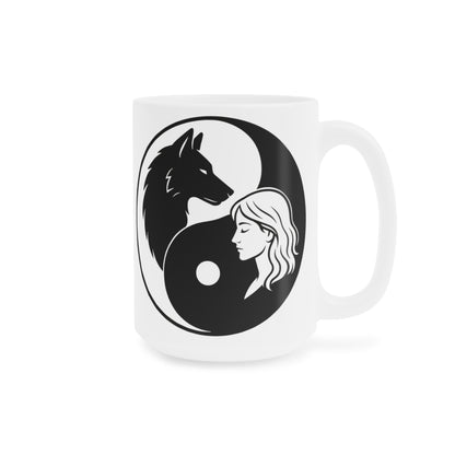 LONE WOLF Calm and Unapologetically You Ceramic Mug - 11oz/15oz/20oz - CAD SHIPPING