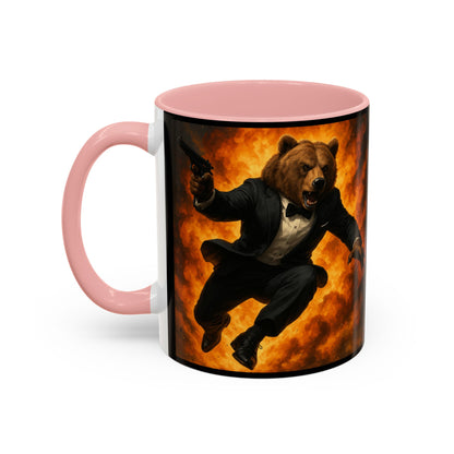Spy Bear with Explosion Mug