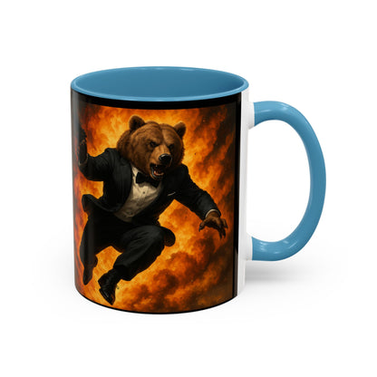 Spy Bear with Explosion Mug