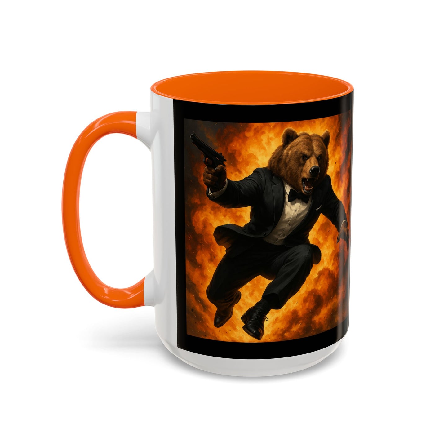 Spy Bear with Explosion Mug
