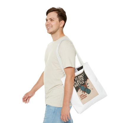 Eco-Friendly Tote Bag with Recycling Message - Perfect for Shopping, Beach Trips, Earth Day, Gifts, Sustainable Living