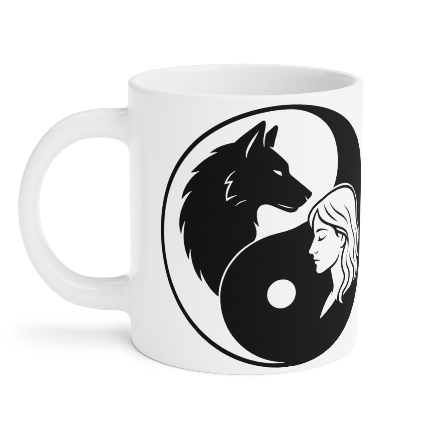 LONE WOLF Calm and Unapologetically You Ceramic Mug - 11oz/15oz/20oz - CAD SHIPPING