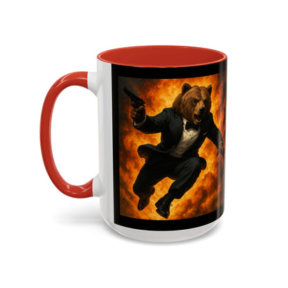 Spy Bear with Explosion Mug