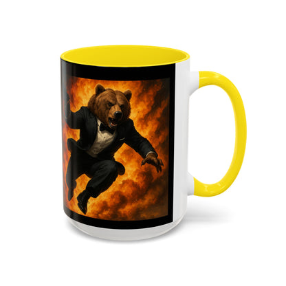 Spy Bear with Explosion Mug