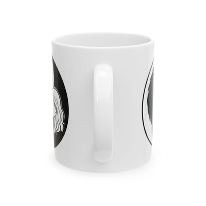 Lone Wolf Empath Ceramic Mug — 11oz & 15oz Coffee Cup - US SHIPPING
