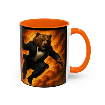 Spy Bear with Explosion Mug