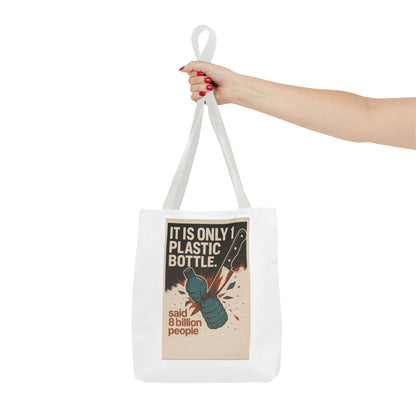 Eco-Friendly Tote Bag with Recycling Message - Perfect for Shopping, Beach Trips, Earth Day, Gifts, Sustainable Living