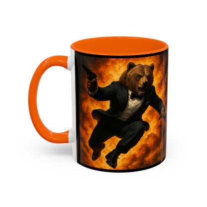Spy Bear with Explosion Mug