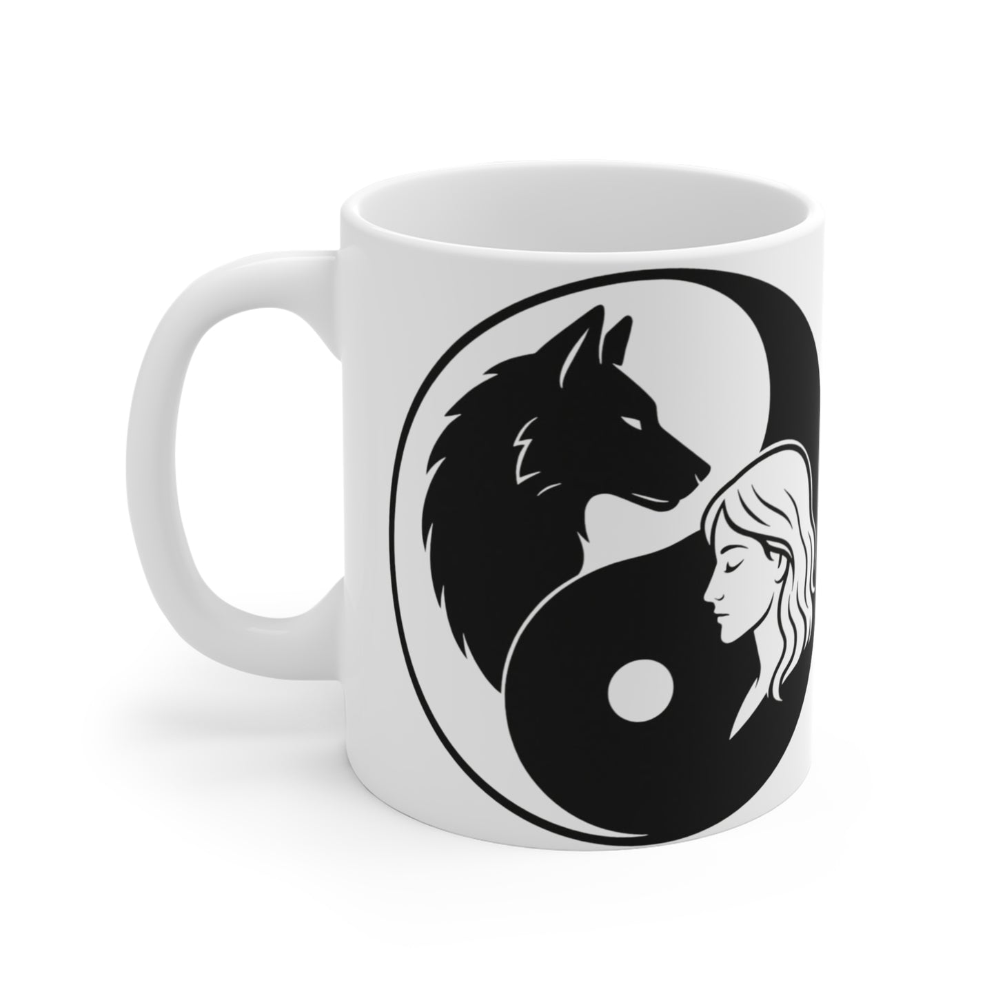 LONE WOLF Calm and Unapologetically You Ceramic Mug - 11oz/15oz/20oz - CAD SHIPPING