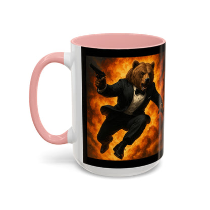 Spy Bear with Explosion Mug