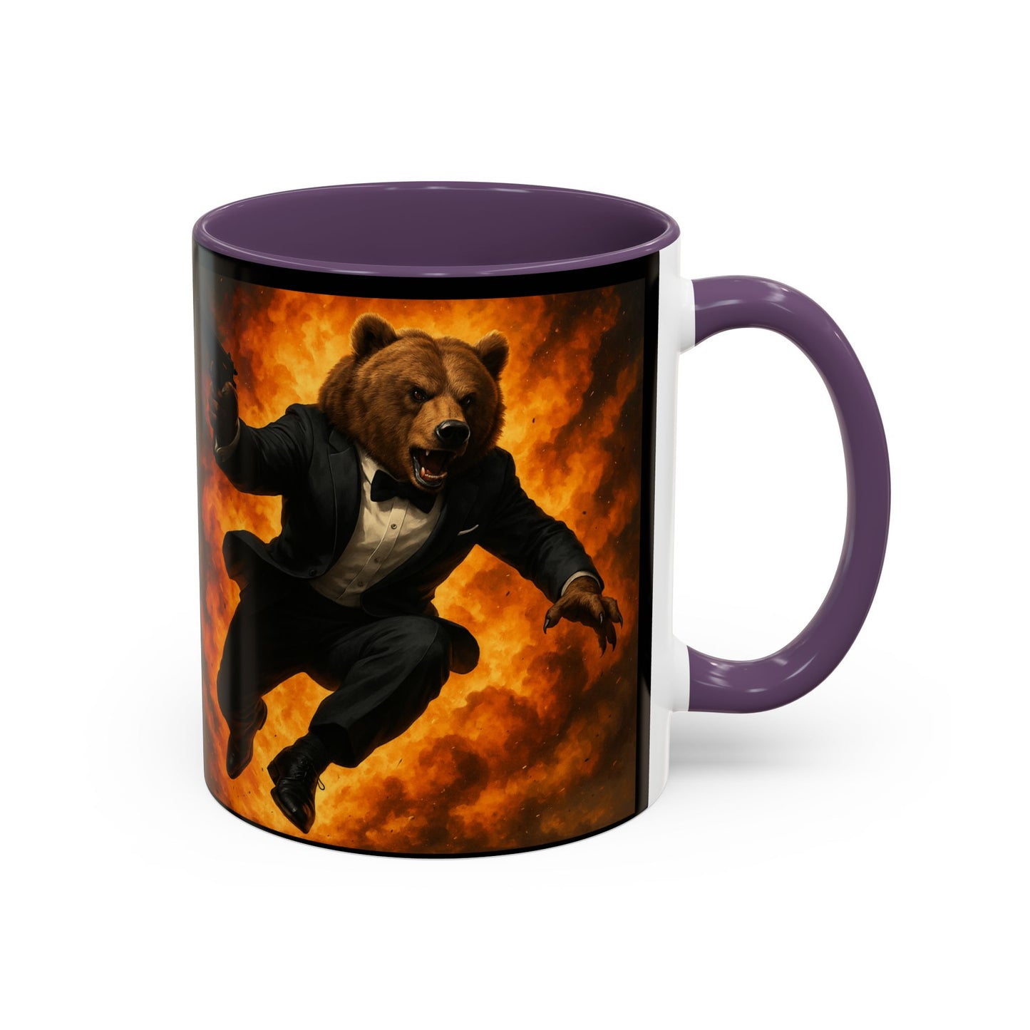 Spy Bear with Explosion Mug