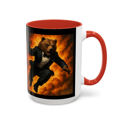 Spy Bear with Explosion Mug