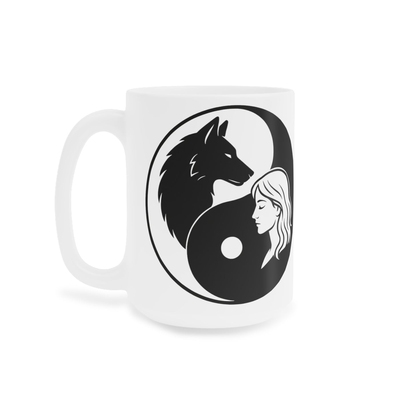 LONE WOLF Calm and Unapologetically You Ceramic Mug - 11oz/15oz/20oz - CAD SHIPPING