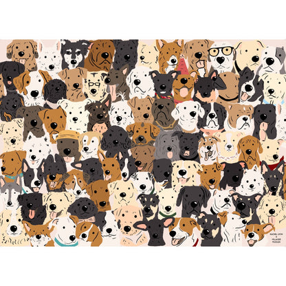 Rescue Dogs | 1000-Piece Puzzle for Adults | Designed in Canada by Rachel Lyon