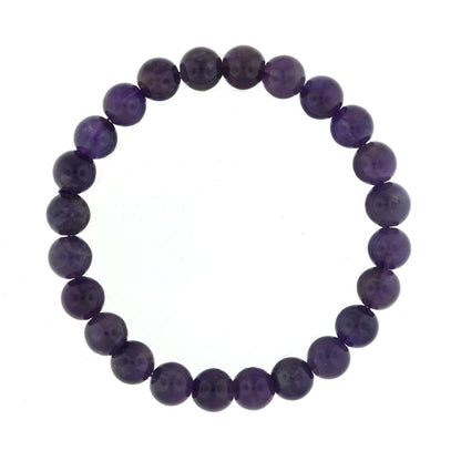 Amethyst Bead Bracelet
