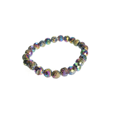 Agate Druzy Bead Bracelet