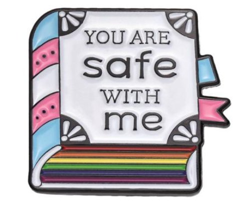 You Are Safe With Me Pins Collection